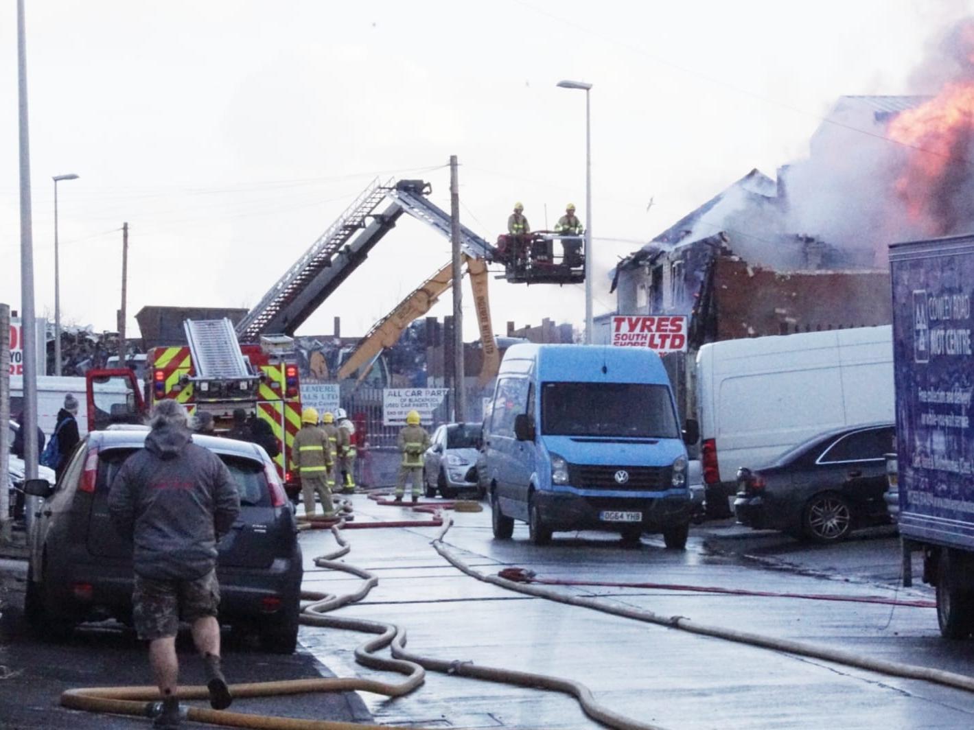The destroyed business unit is understood to be home to Nationwide Catering Ltd
