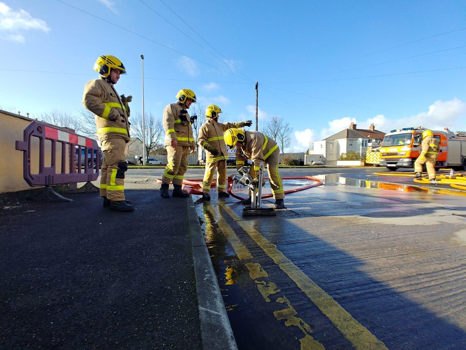 10 engines from across Blackpool and the Fylde were involved in firefighting efforts this morning (March 2)