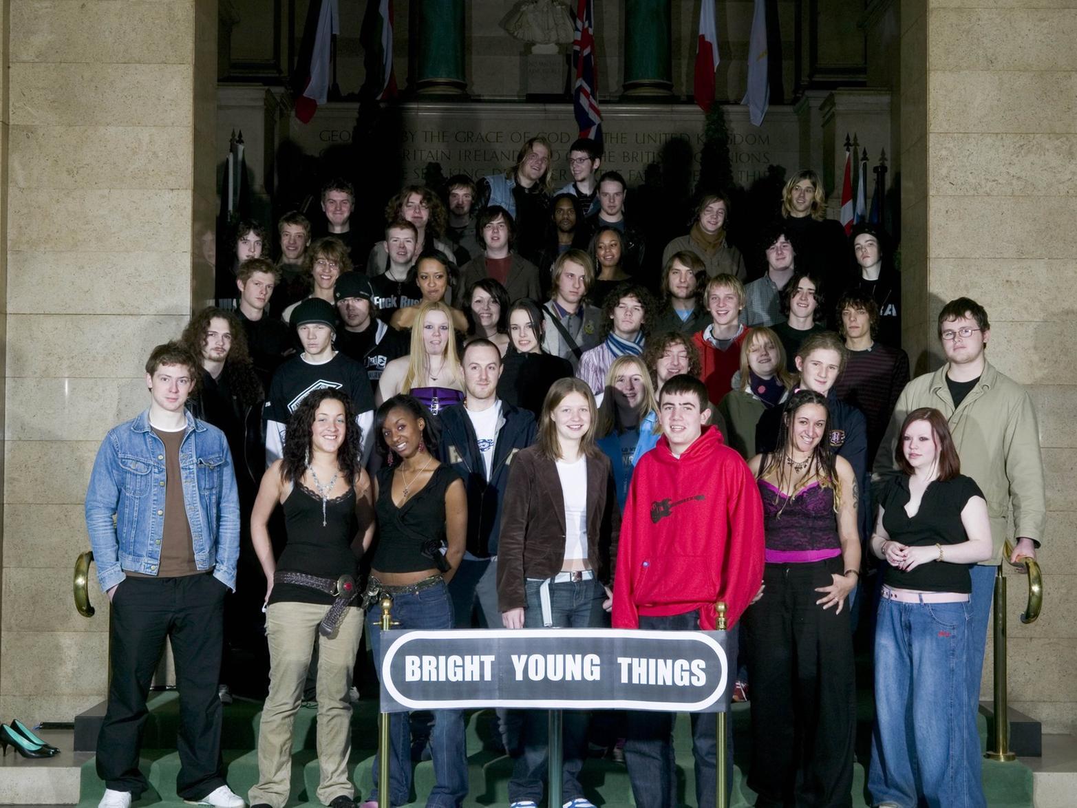 This photo was taken in 2004 - do you recognise the bands and artists?