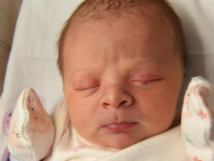 Layla-May Jerome was born at Royal Preston Hospital on January 8 at 5.44pm, weighing 7lb 10oz, to Dayna ORourke and Devon Jerome, from Ashton