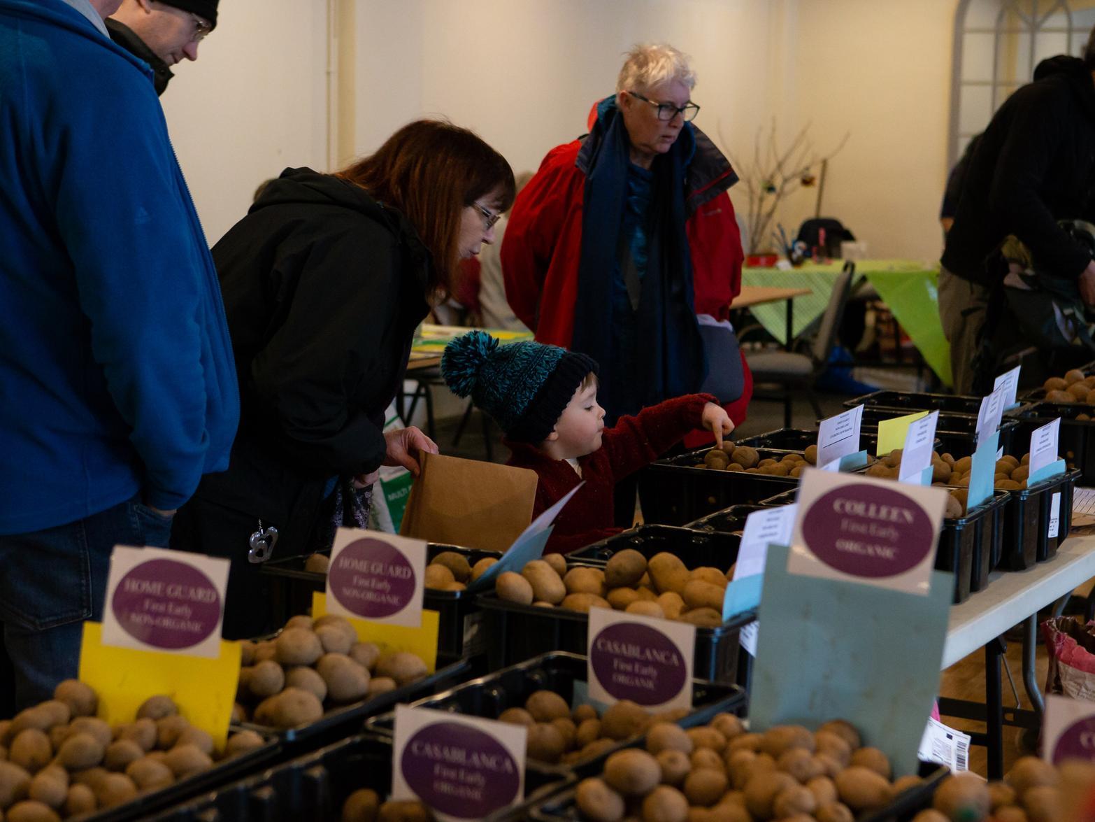 Calder Valley Organice Gardeners Potato Day.