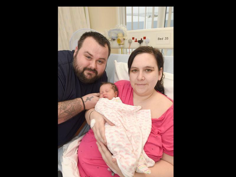 Sophie Debra Clayton was born at Royal Preston Hospital on January 21 at 6pm, weighing 6lb 14oz, to Terri Clayton and Lewis Clayton, from Ingol