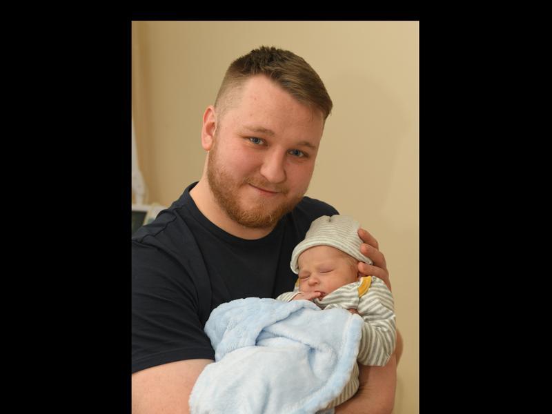 Jaxon Sully Walsh was born at Royal Preston Hospital on January 30 at 12.53am, weighing 7lb 3oz, to Jodie Brad and Bayley Walsh, from Cottam