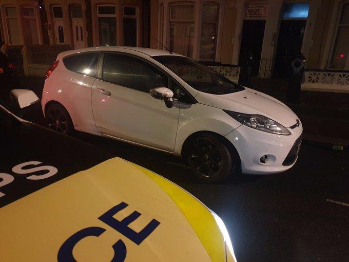 This Blackpool driver tried his best to give false details but was  soon found out. Arrested for Disq Drive, No Ins, Obstruct Police and the blew almost twice the drink drive limit. Also found to have defect wheel and tyre. Vehicle issued PG9 prohibition and removed