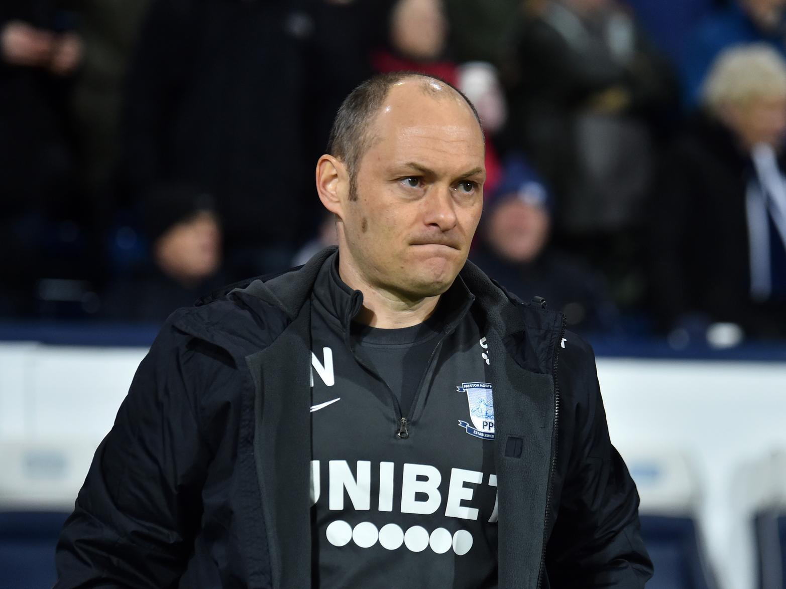 Position: 6th. Points: 56. Points behind Leeds: 12.
Average position of remaining opponents: 12th (12.2).
Pictured: Preston boss Alex Neil. Photo by Nathan Stirk/Getty Images.