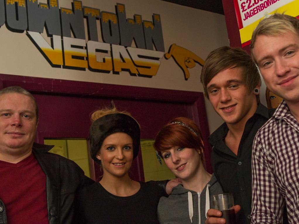 Andy, Hannah, Helen, Jamie & Matt in Vegas Bar.