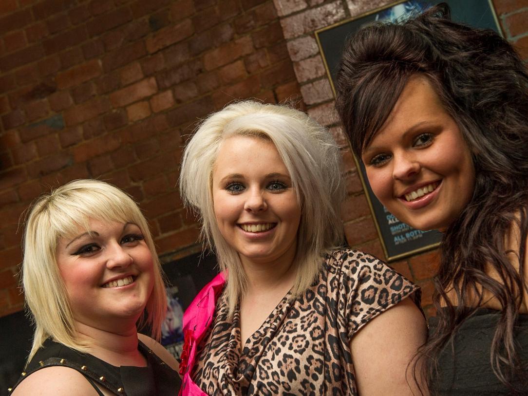 Kim, Beth & Jodie out for Beth's 18th birthday in 2012.