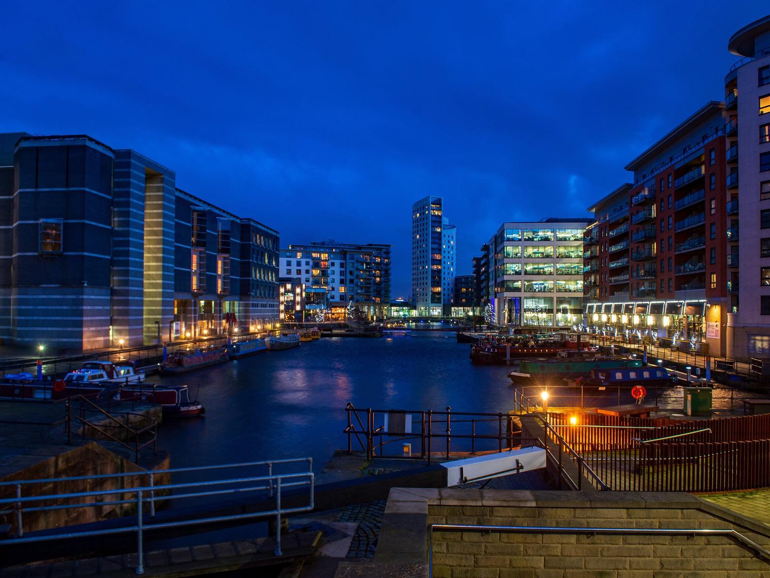 Leeds Dock and the Armouries.