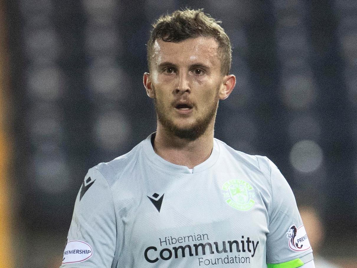The Welshman was again one of Hibs best performers as he manned the right touchline while breaking up the home side's attacks.