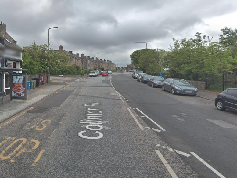 Two way temporary traffic lights at Meggetland Terrace due to carriageway repairs. Begins 9am