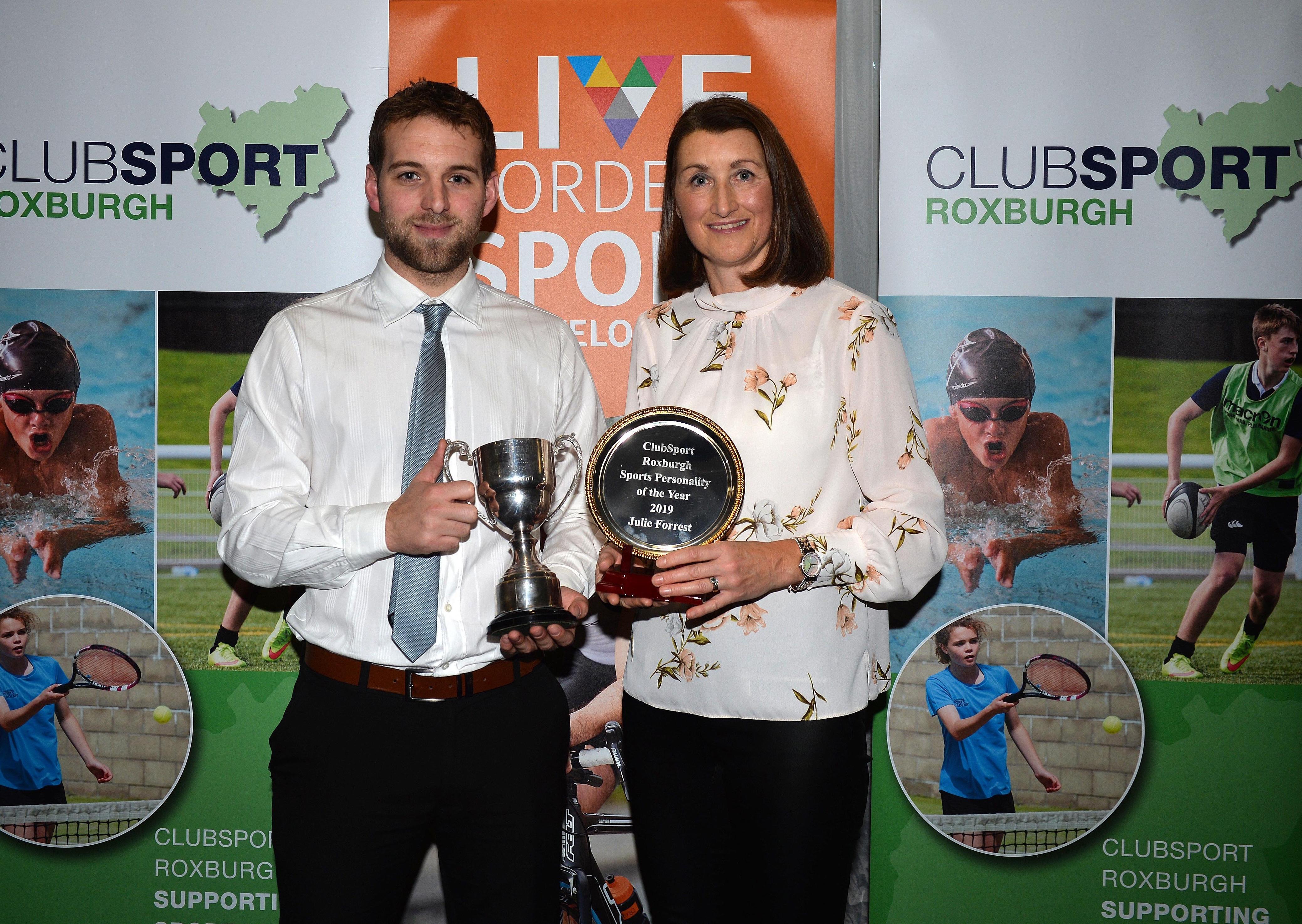 Bowls player Julie Forrest, of Hawick, was the Sports Personality of the Year winner.