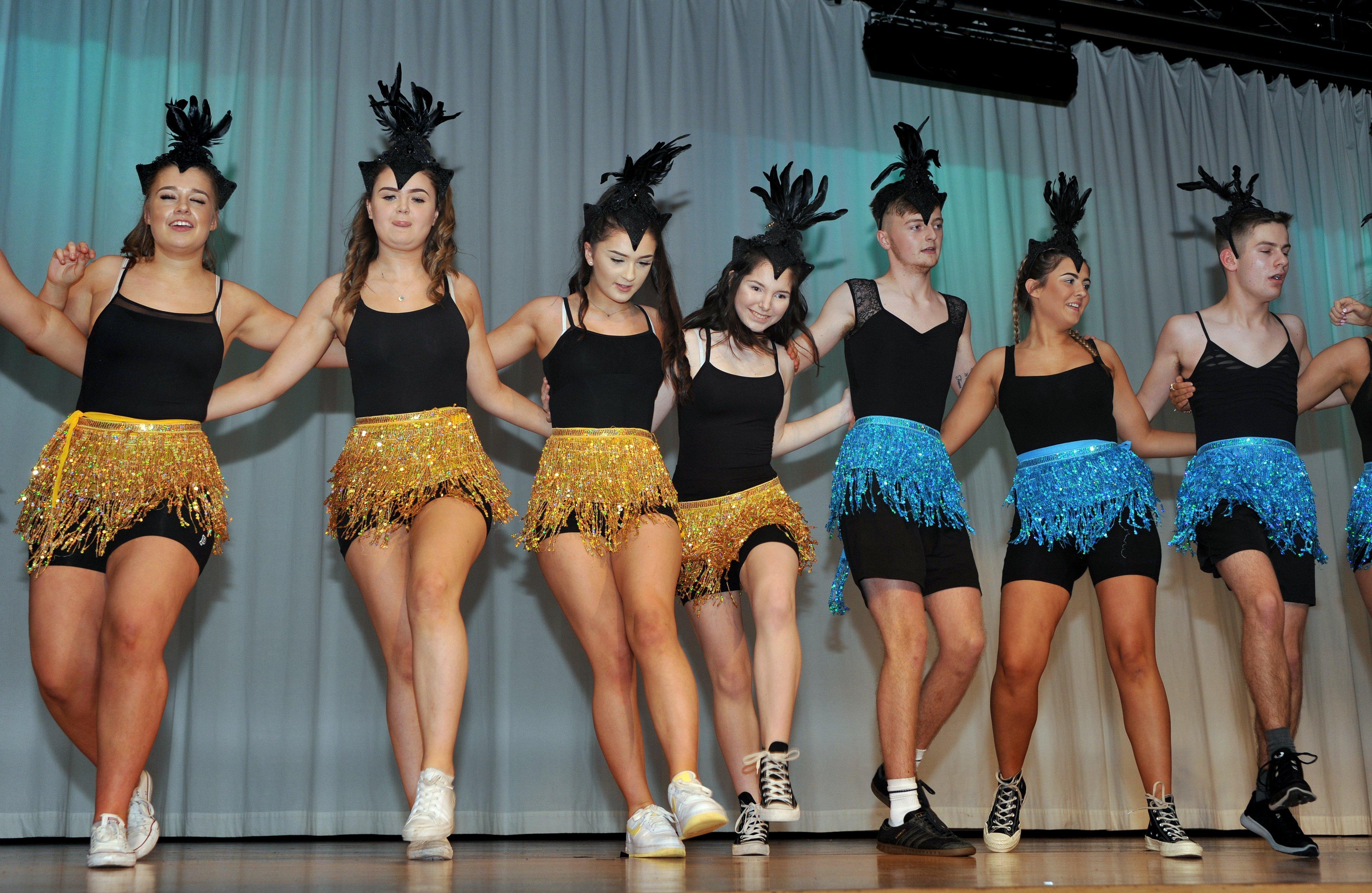 Denny High School annual inter-house dance-off. Latin Carnival. Picture by Roberto Cavieres.