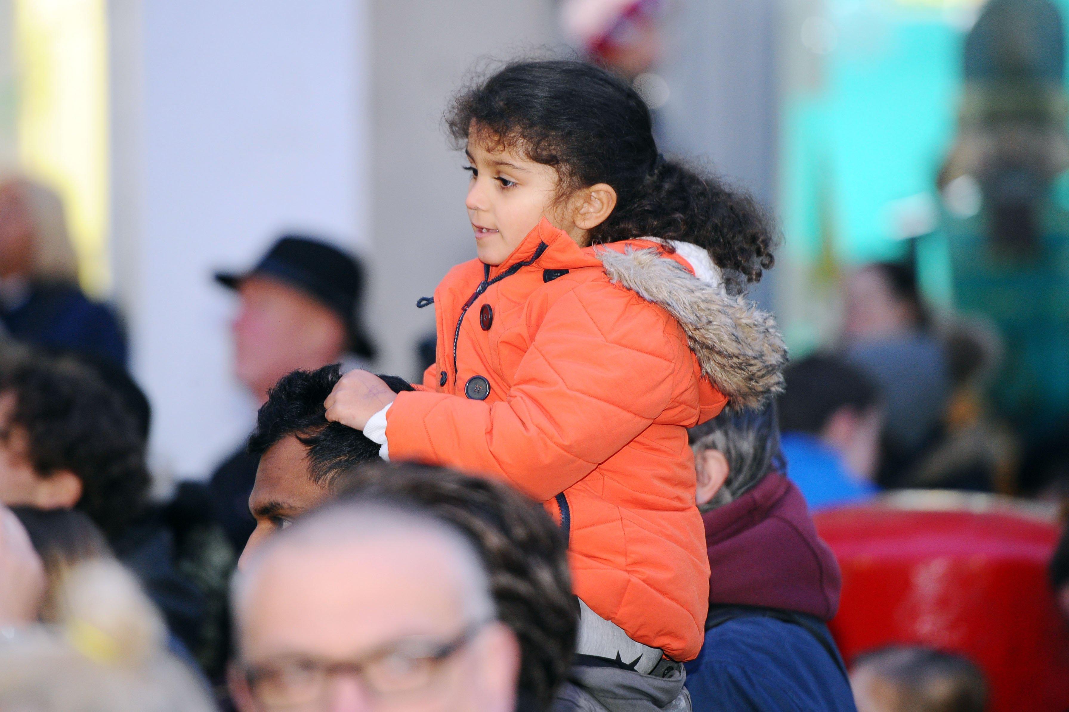 Faces in the crowd at Falkirk’s Christmas lights switch on