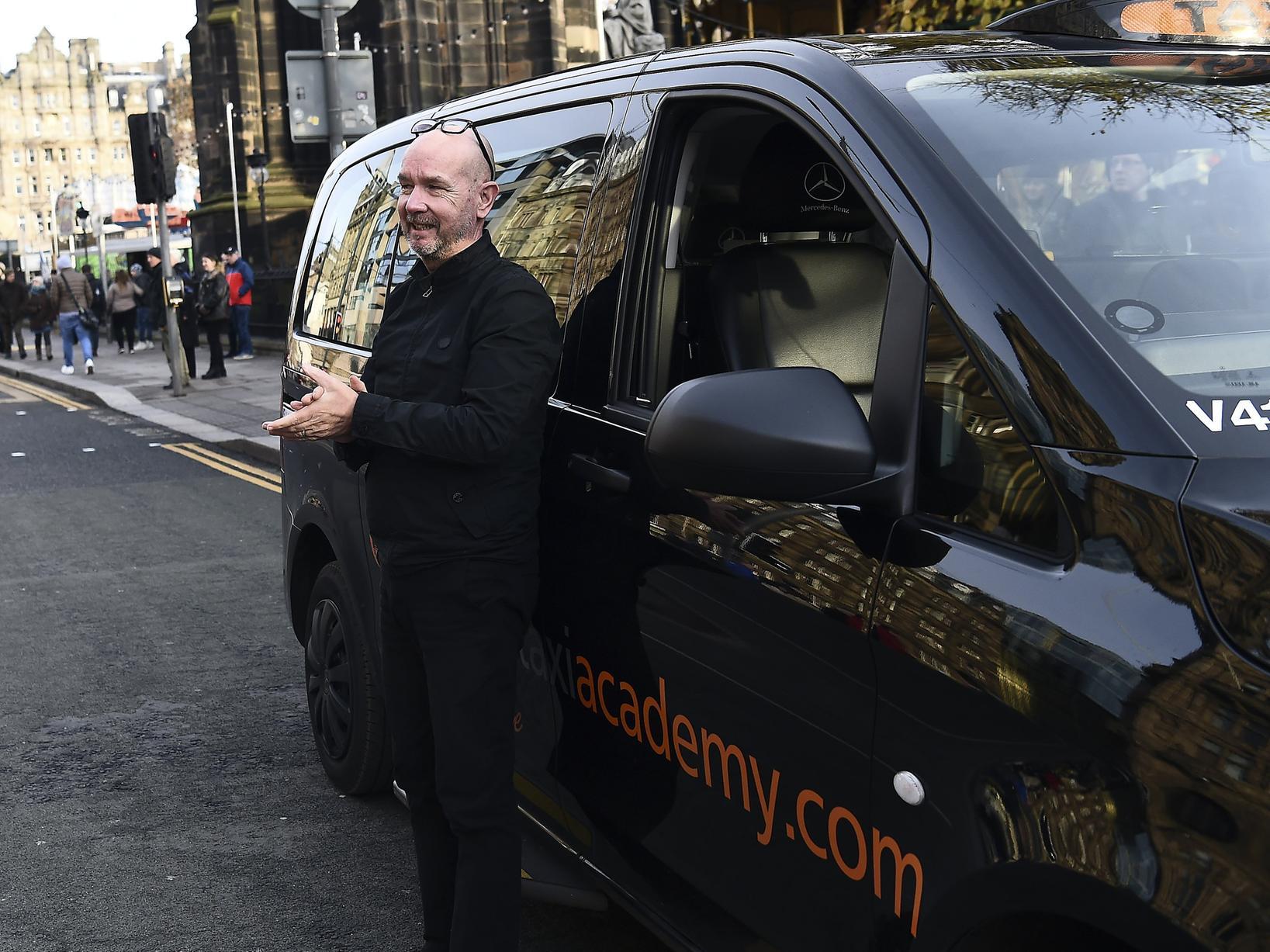 The streets were brought to a standstill, with many applauding the life of Tom Gilzean.