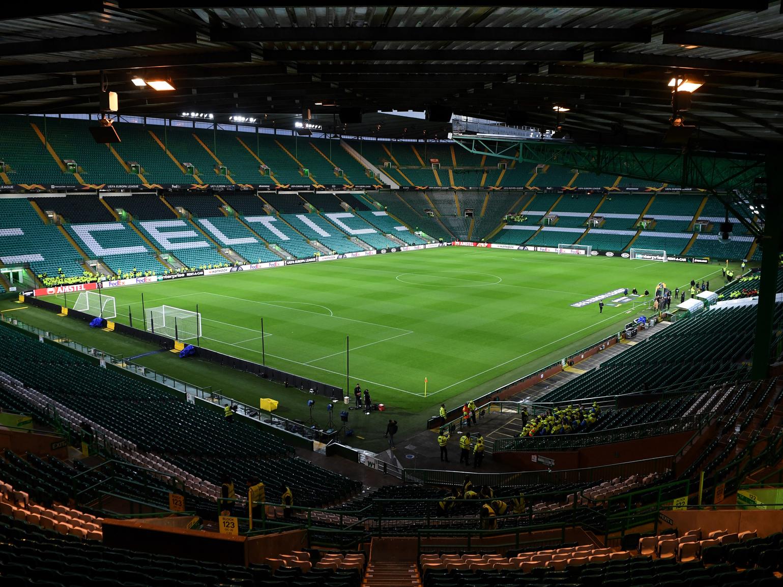 A general view of Celtic Park before the match