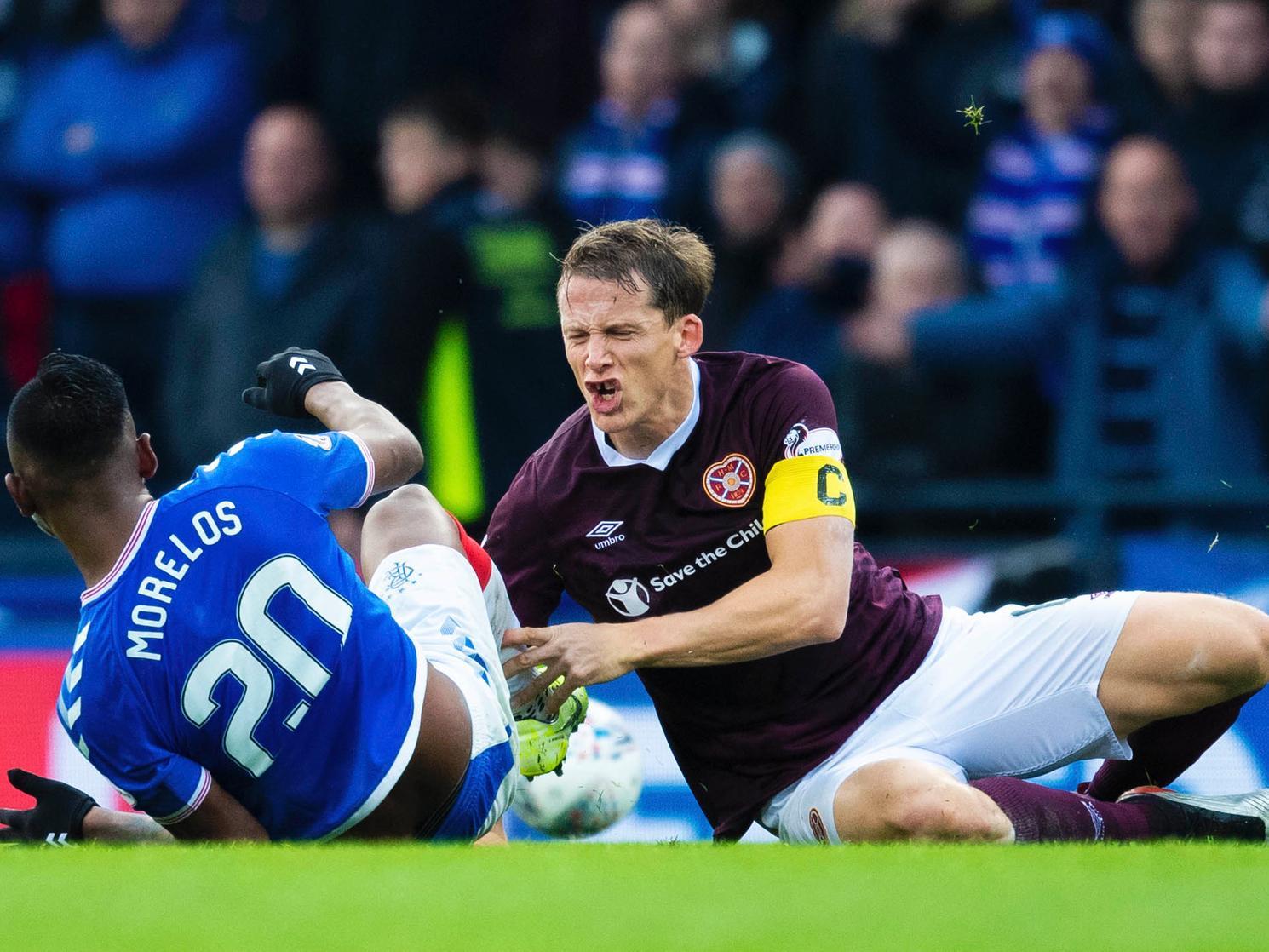 Hearts best player. Defended strongly in the first half and did well to try and keep things respectable as the linchpin of a makeshift defence in the closing half hour.