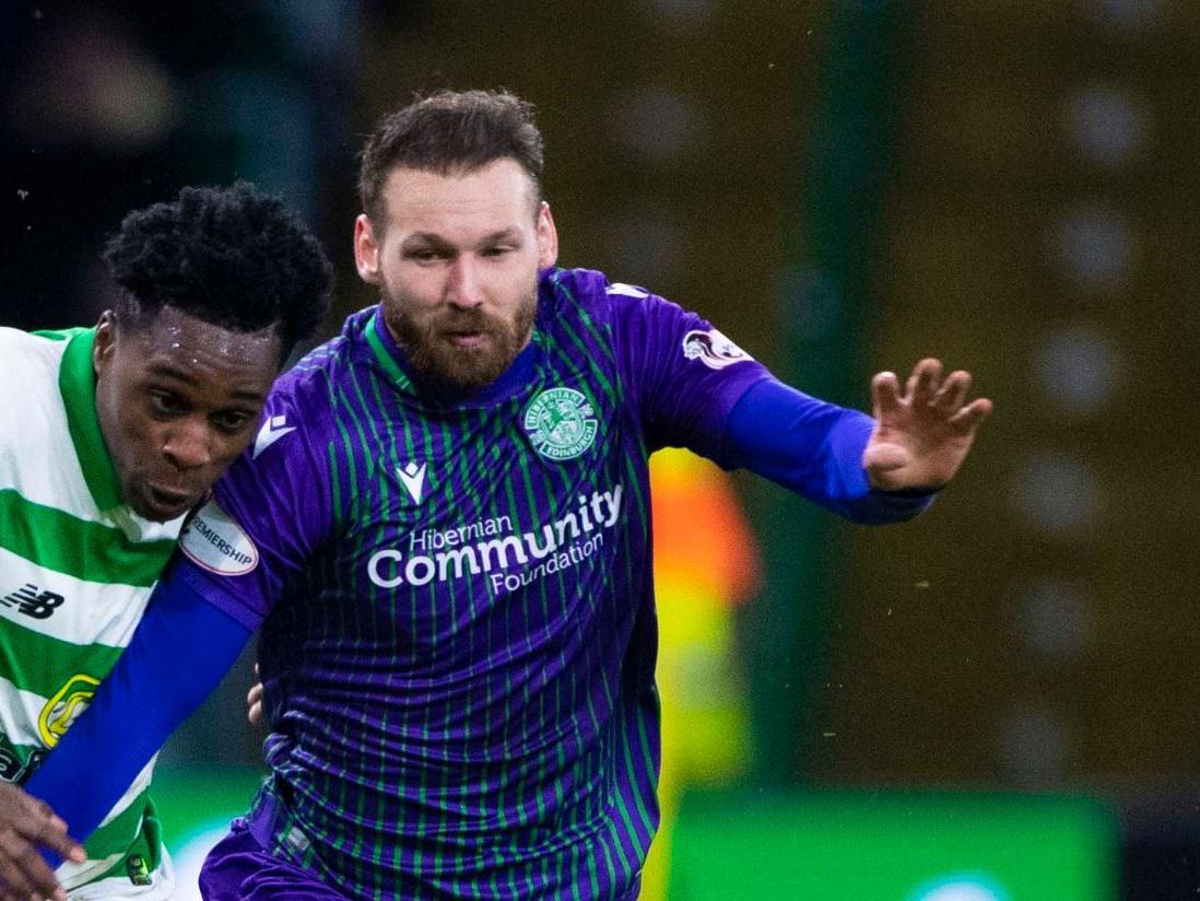 Was Hibs most dangerous player in the first half, even when moved to wing-back but struggled defensively.