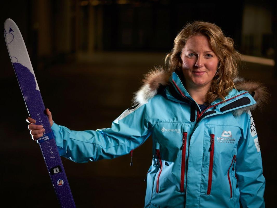 The thrill-seeker set off last month on an attempt to become the youngest woman to ski solo and unsupported to the South Pole.