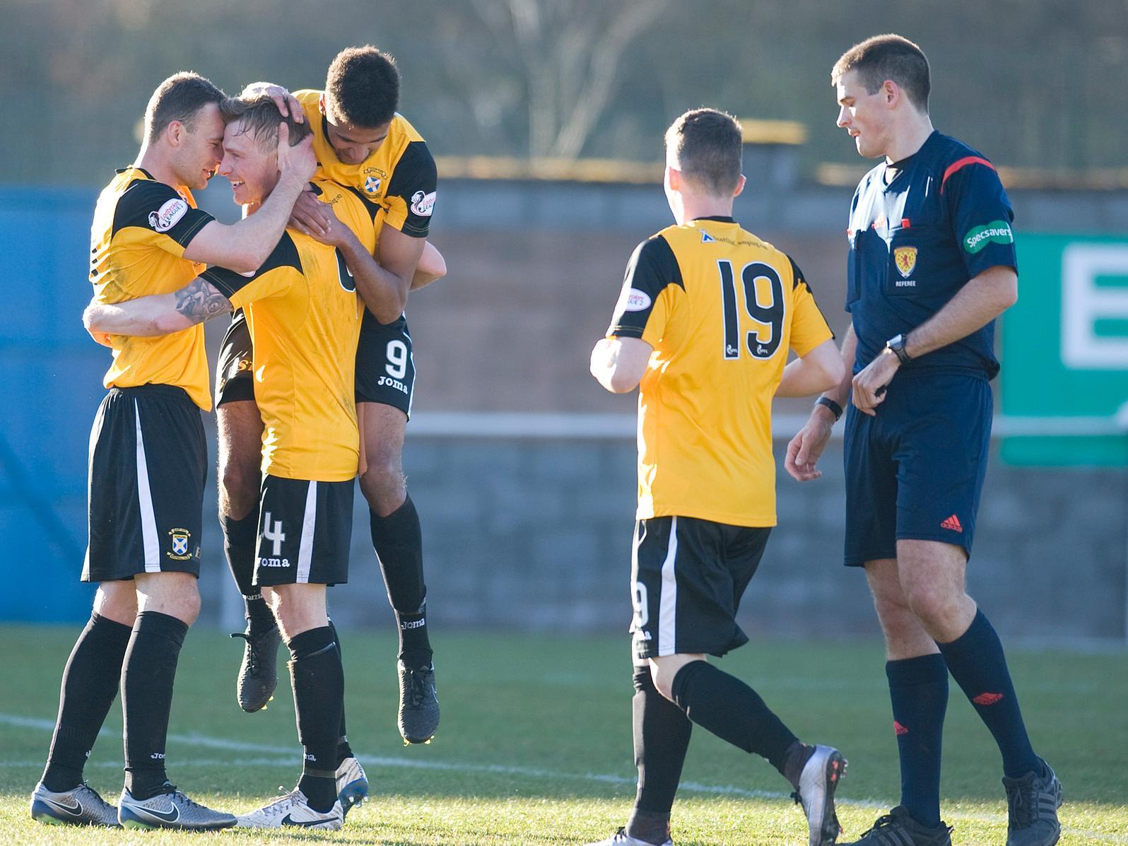 East Fife showed no jitters on their way to the League Two title, hammering Stirling Albion 6-0 in March 2016.