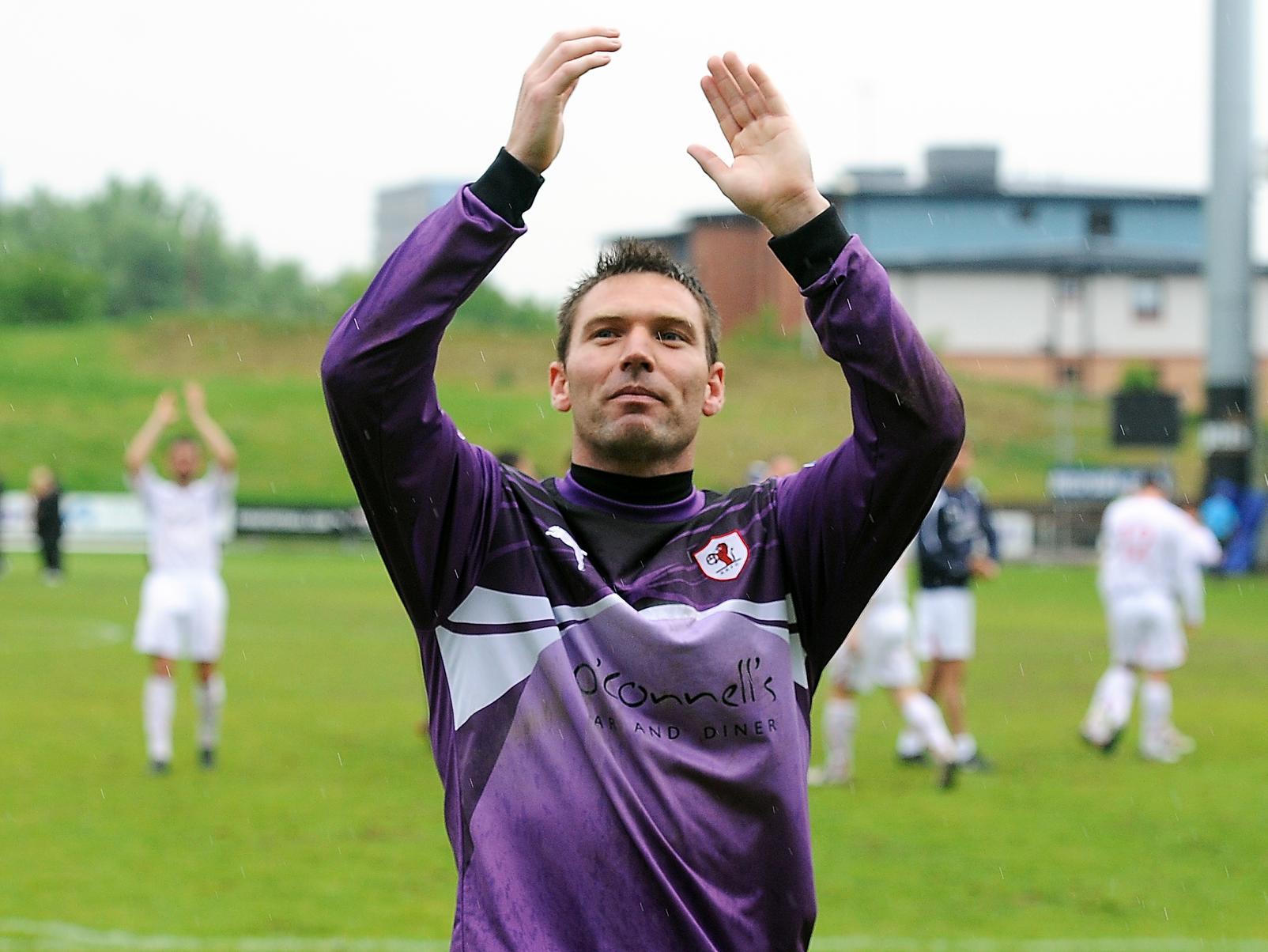 Now in his second spell at the club, Davie received a testimonial in 2018 for services during his 8-year first spell, where his performances belied his part-time status. His triple save against Ayr in March 2010 was world class.