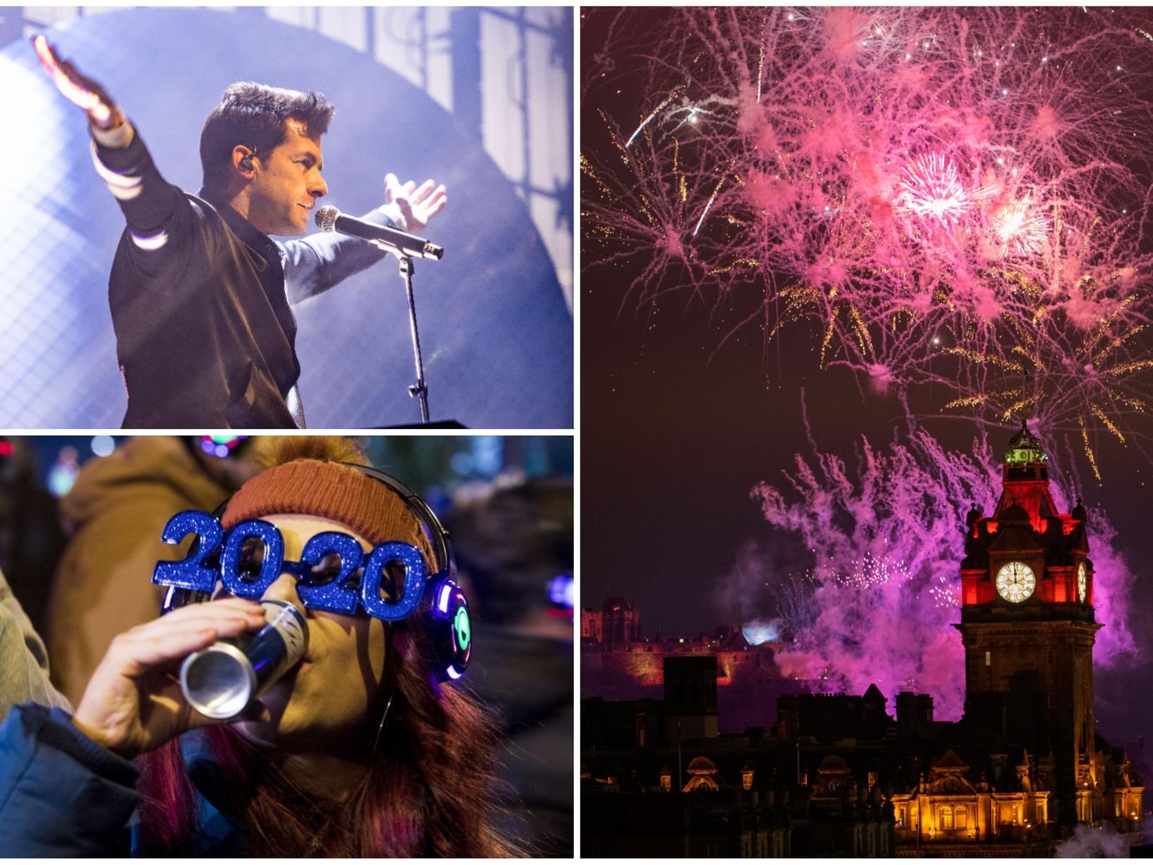 Stunning pictures show how Edinburgh celebrated Hogmanay and brought in 2020