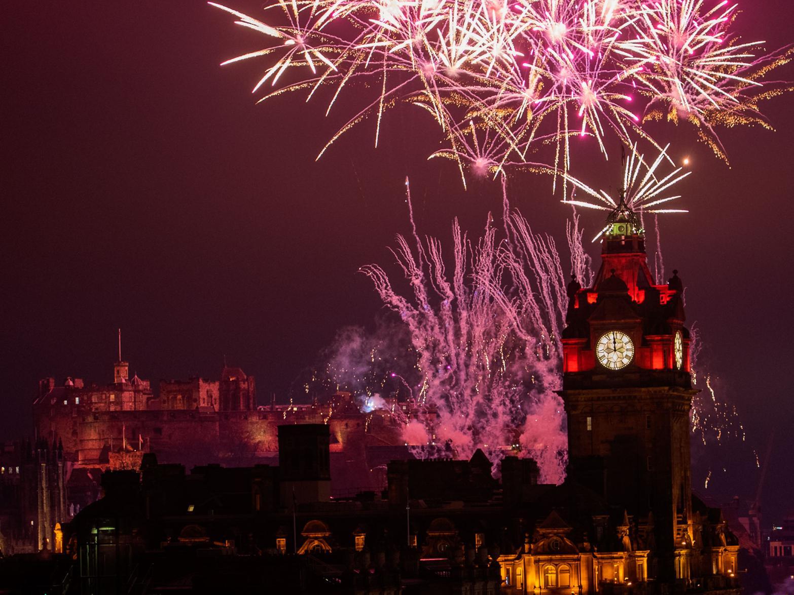 Revellers danced the year away to Eighties pop icon Marc Almond and Scots indie rockers Idlewild before superstar DJ Mark Ronson took the crowd through the bells in Princes Street Gardens.