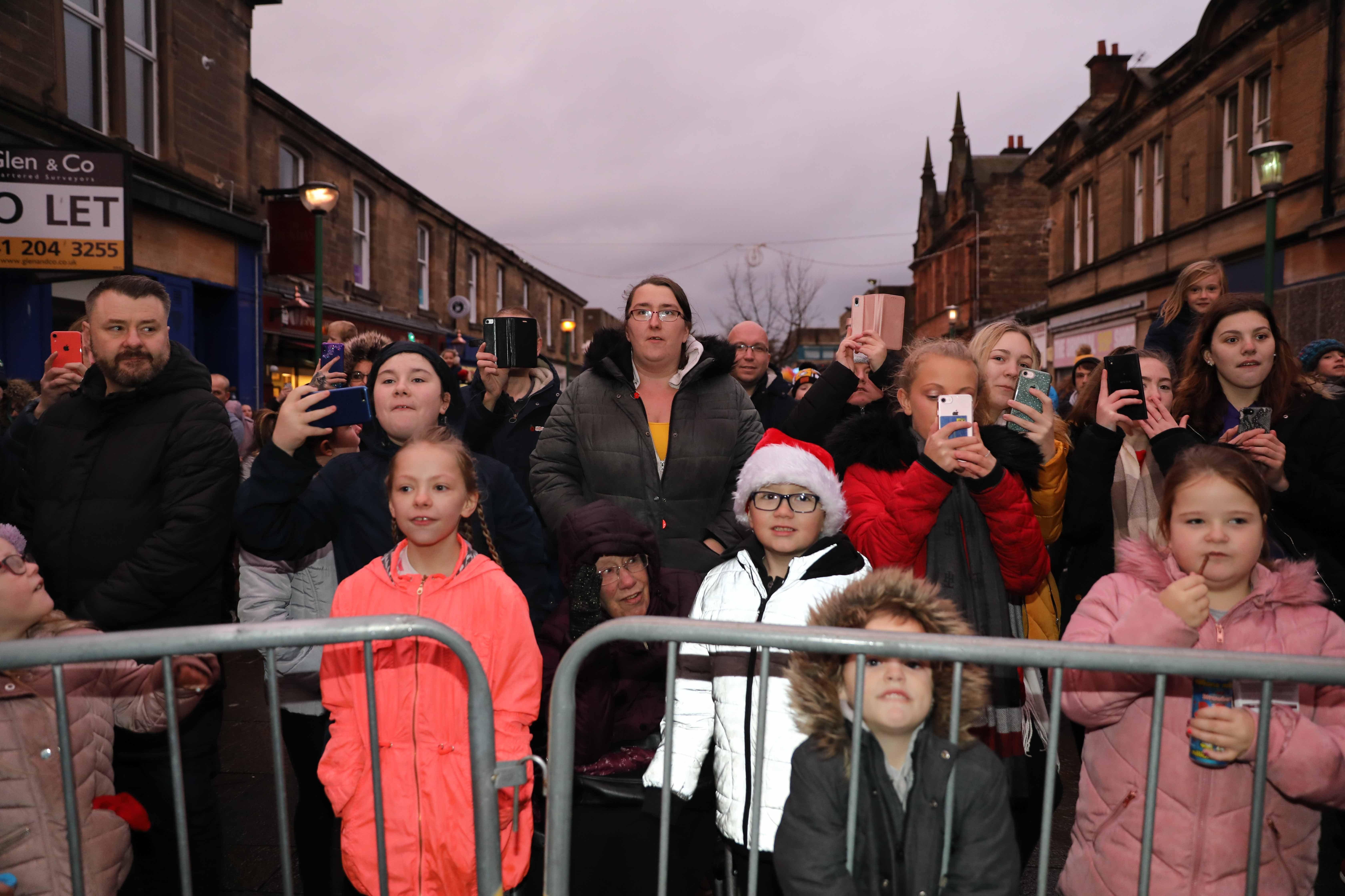 Grangemouth Christmas Lights switch on. Picture by Jamie Forbes.