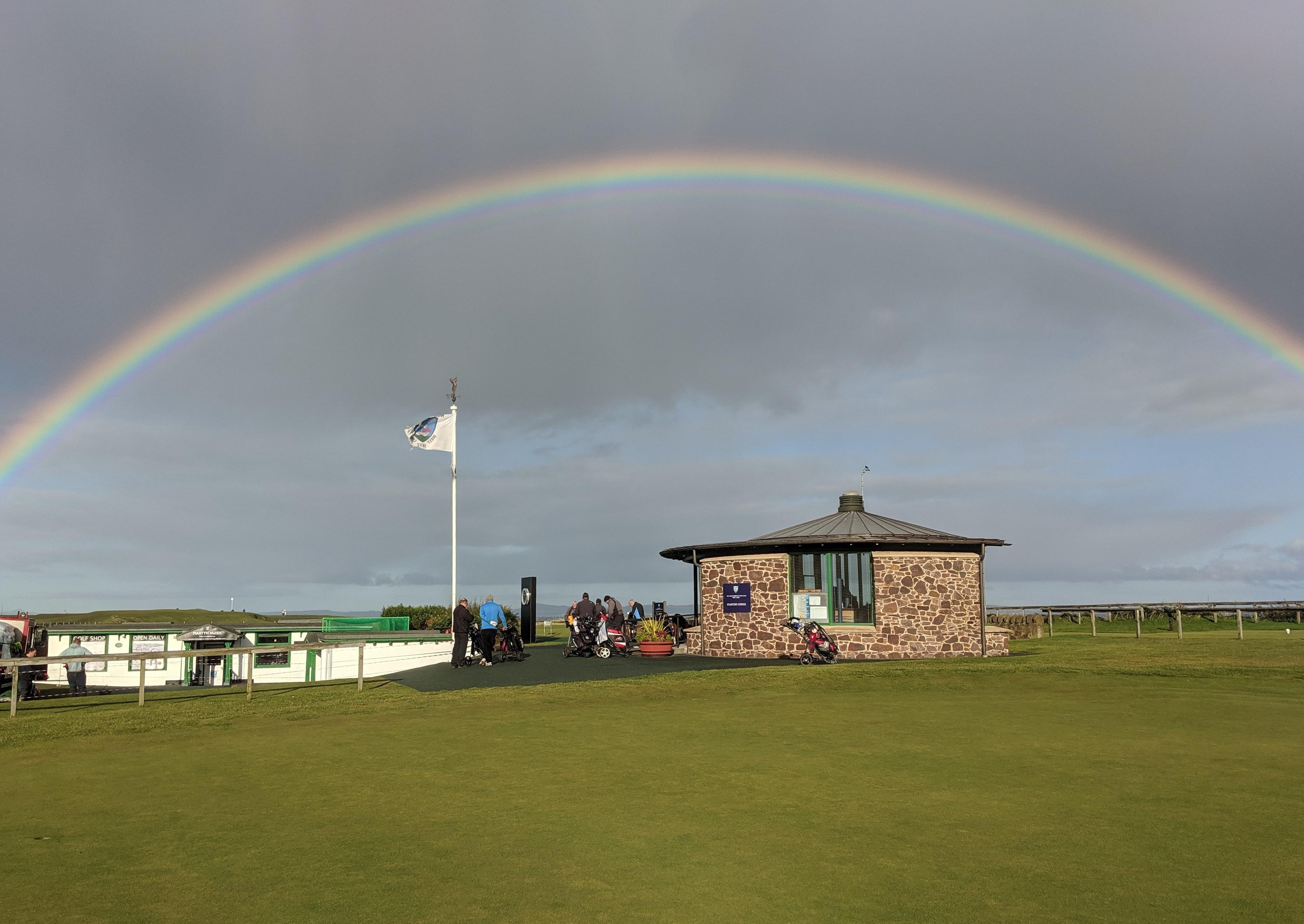 The Starter's Hut at North Berwick West Links, by Douglas Shiell