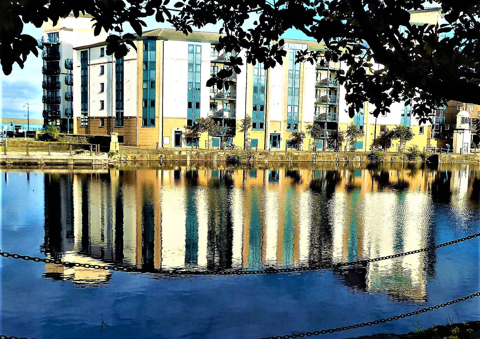 Reflections on the Shore at Leith, by  Tor Södergren