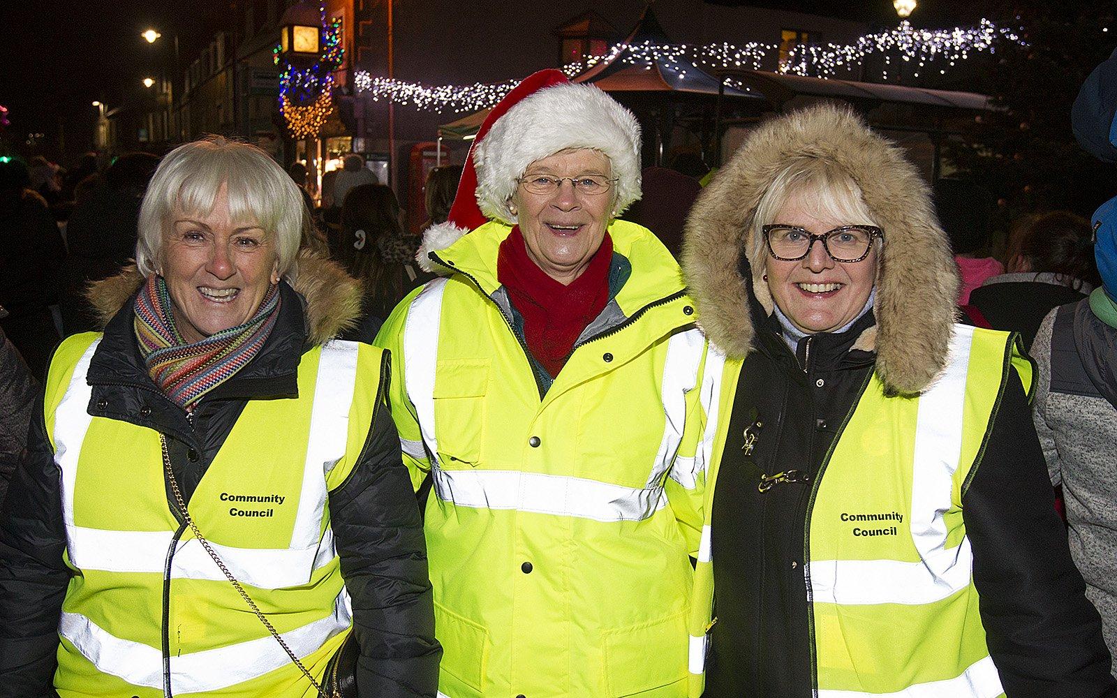 Hawick Community Council, Marrion Short, Marjorie McCreadie and Clair Ramage