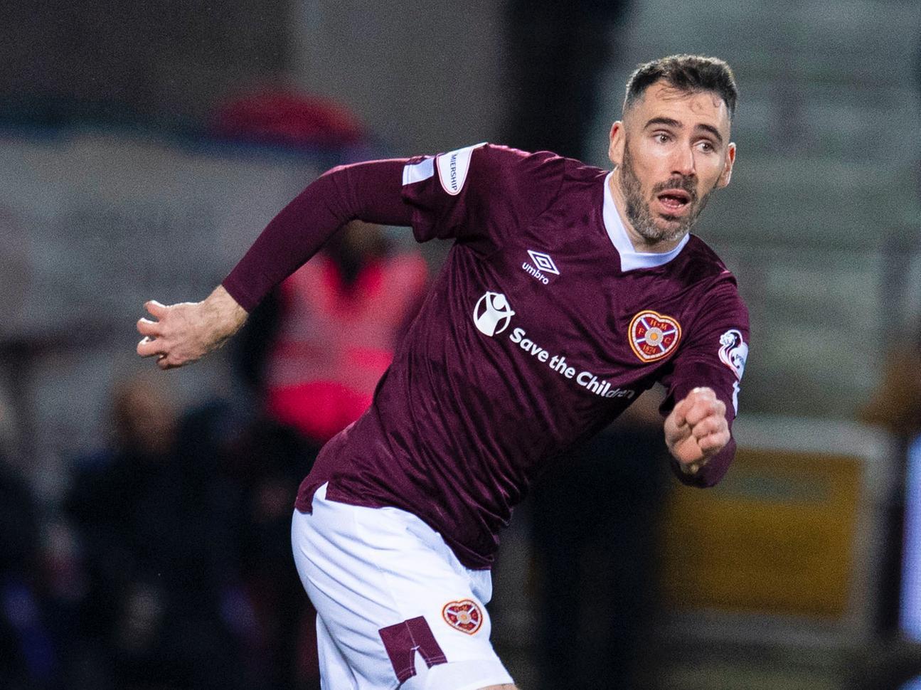 Like Hickey, picked up a first-half injury. Hearts will hope it's nothing serious.