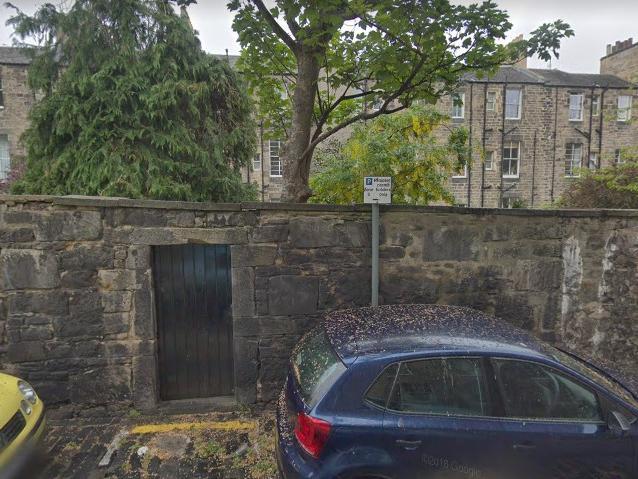 Along with the building at 13 North East Cumberland Street, the rubble wall beside it is also Category B, meaning it cannot be altered without permission.
