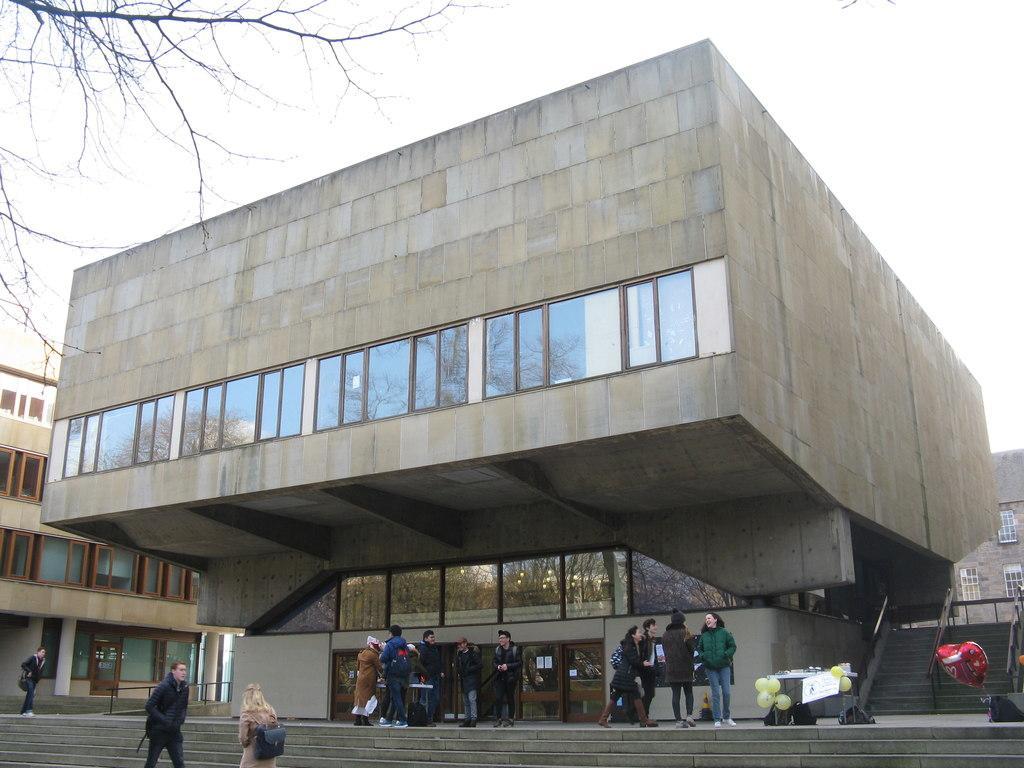 Also Category B Listed in George Square is the Gordon Aikman Lecture Theatre, which has a distinctive modernist look and was completed in 1970.