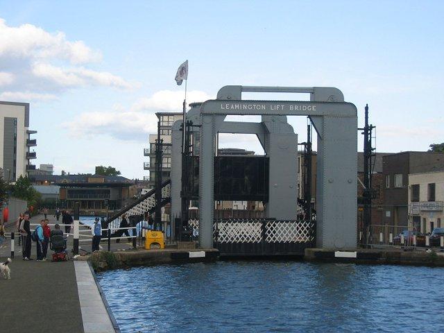 Installed around 1906, the Leamington Lift Bridge counts as a Category B Listed Building in spite of being a bridge. It crosses the Union Canal near Lochrin Basin.