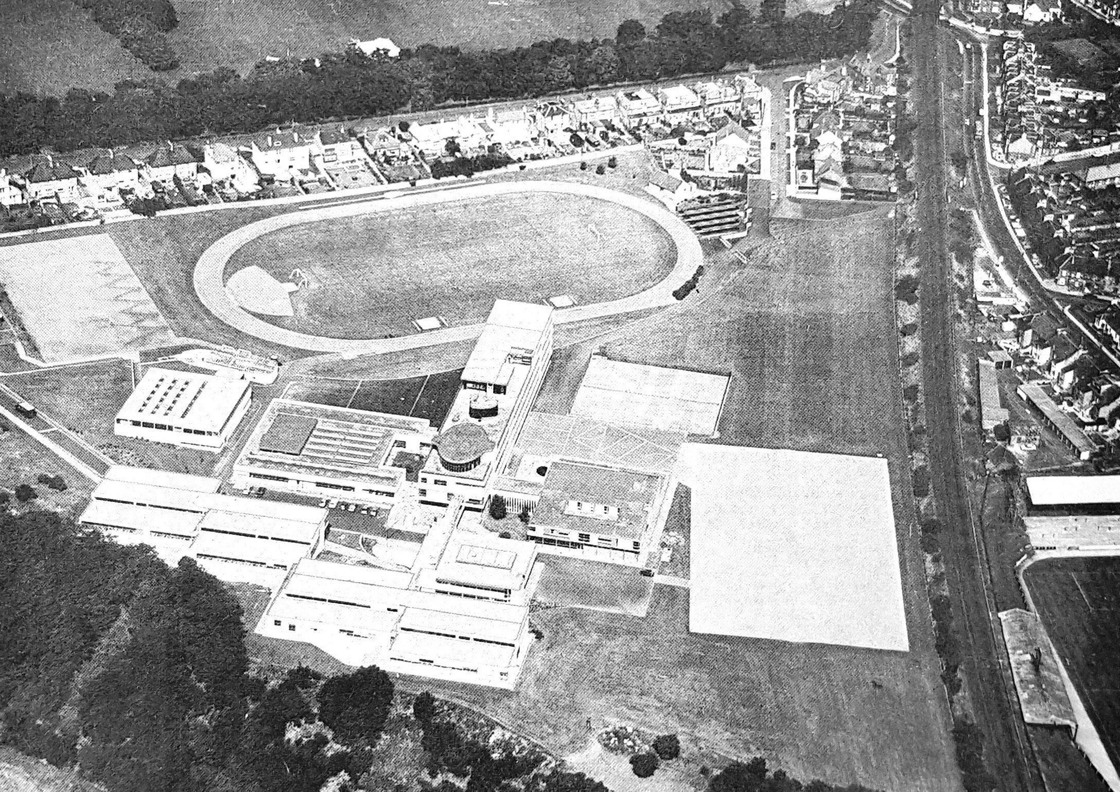 An aerial view of Balwearie High School which had recently undergone a £1m upgrade.