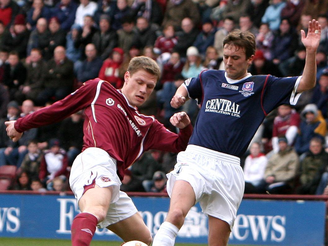 The last time the sides met in the Scottish Cup was decided by a Steve Lovell header at Tynecastle as Falkirk marched on to that season's final