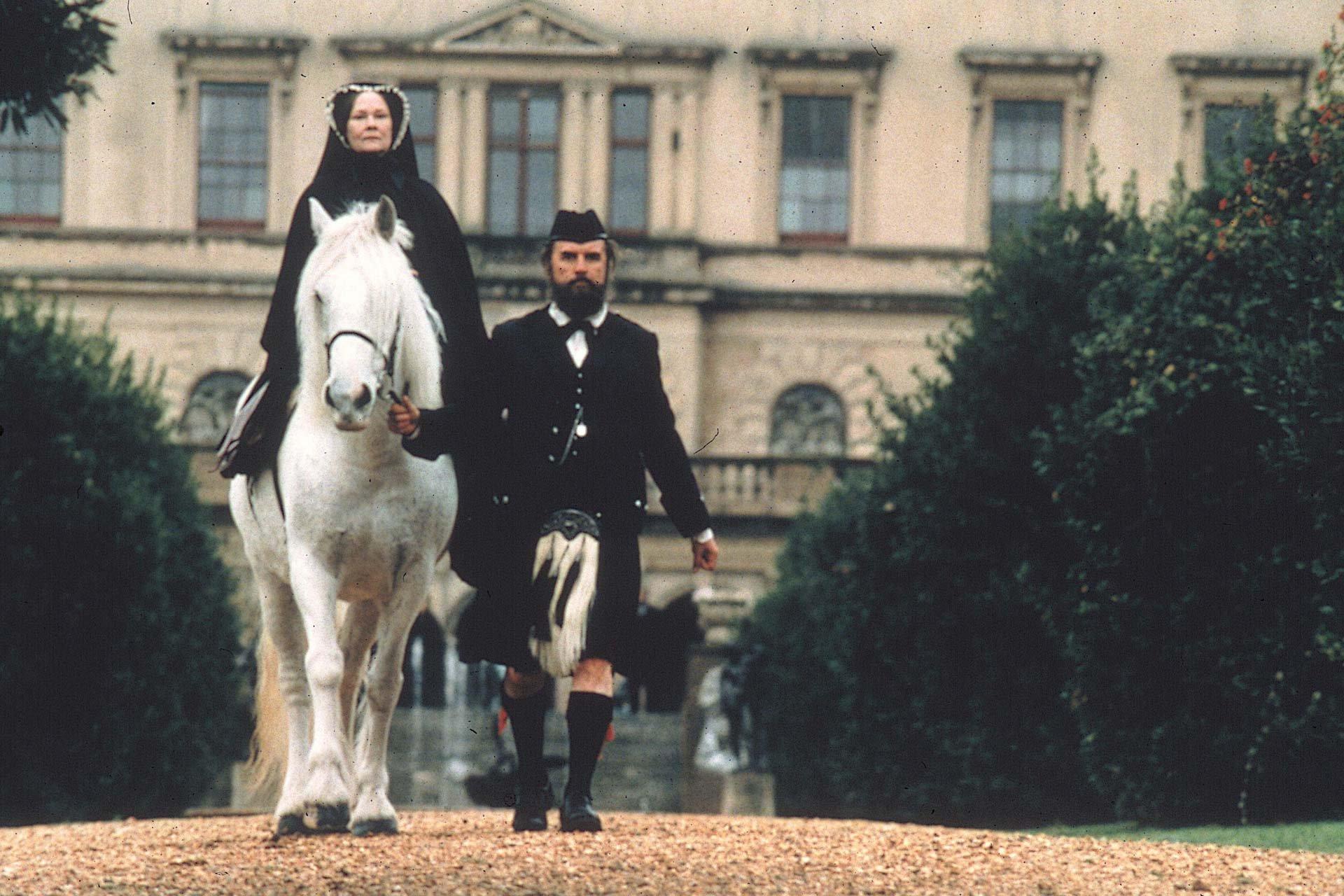 Judi Dench and Billy Connolly in Mrs Brown. Duns Castle stands in for both Balmoral Castle in Aberdeenshire and Berkshire’s Windsor Castle in this 1997 period drama. Cockburnspath and Manderston also feature.