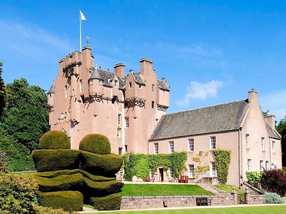 Crathes Castle in Aberdeenshire is fifth with 50/100.
