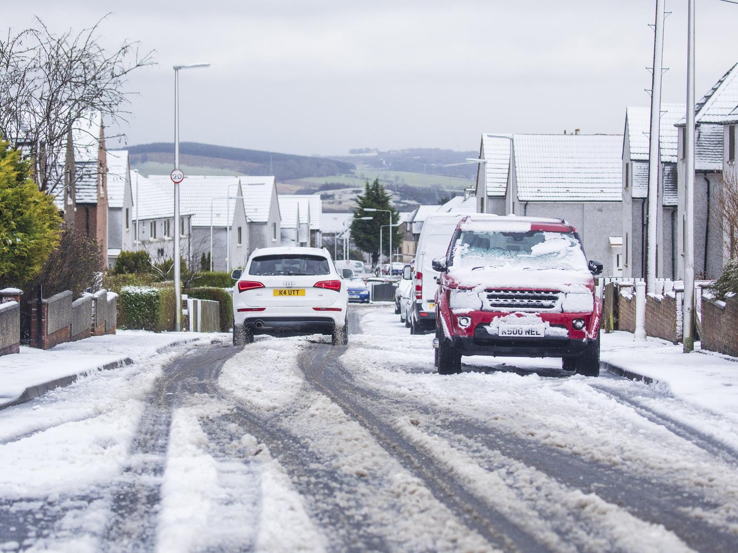 Kelty in Fife saw a fair bit of snow. Pic: Katielee Arrowsmith/SWNS
