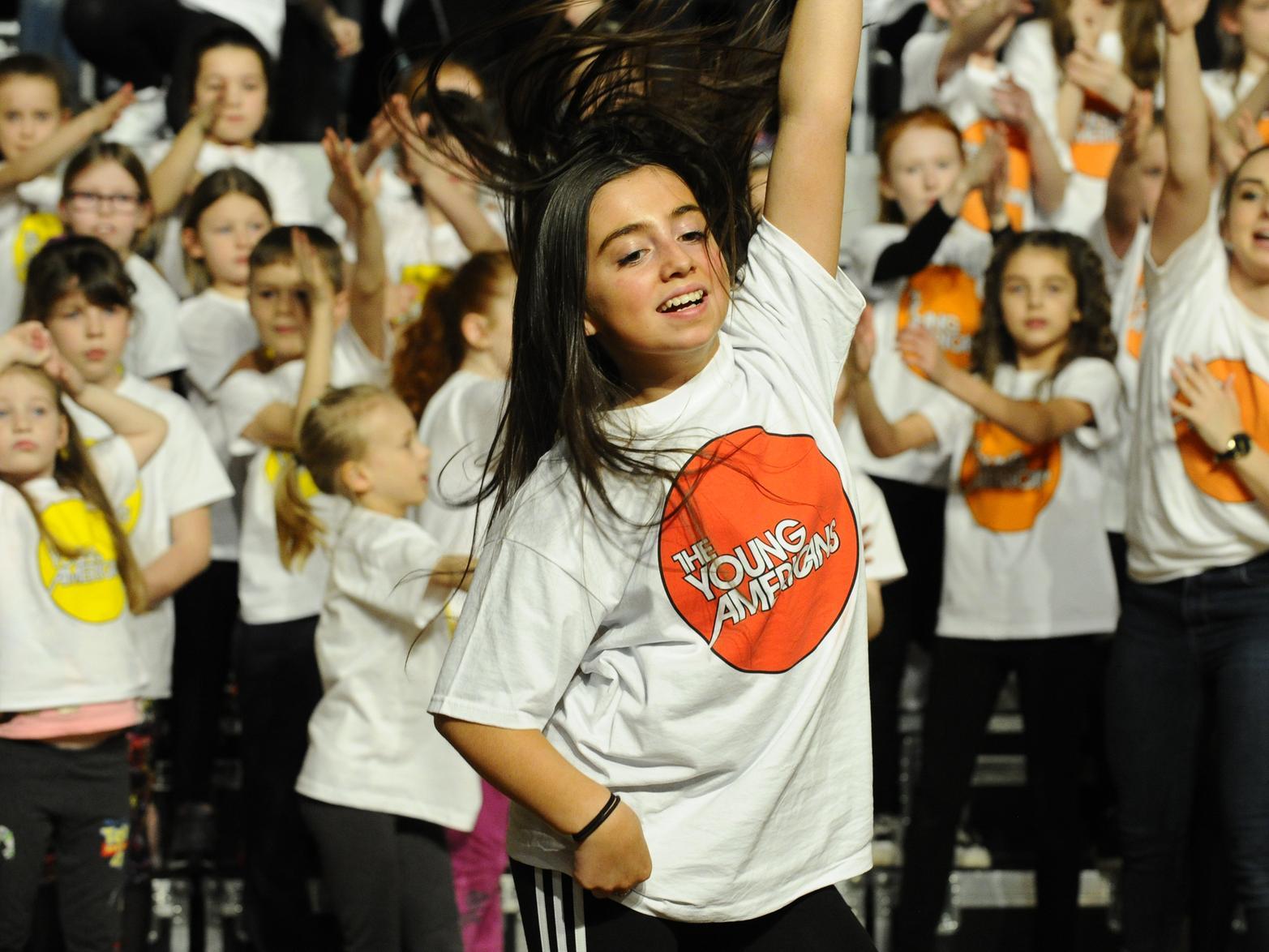The Young Americans, music and dance workshop at Grangemouth Town Hall.