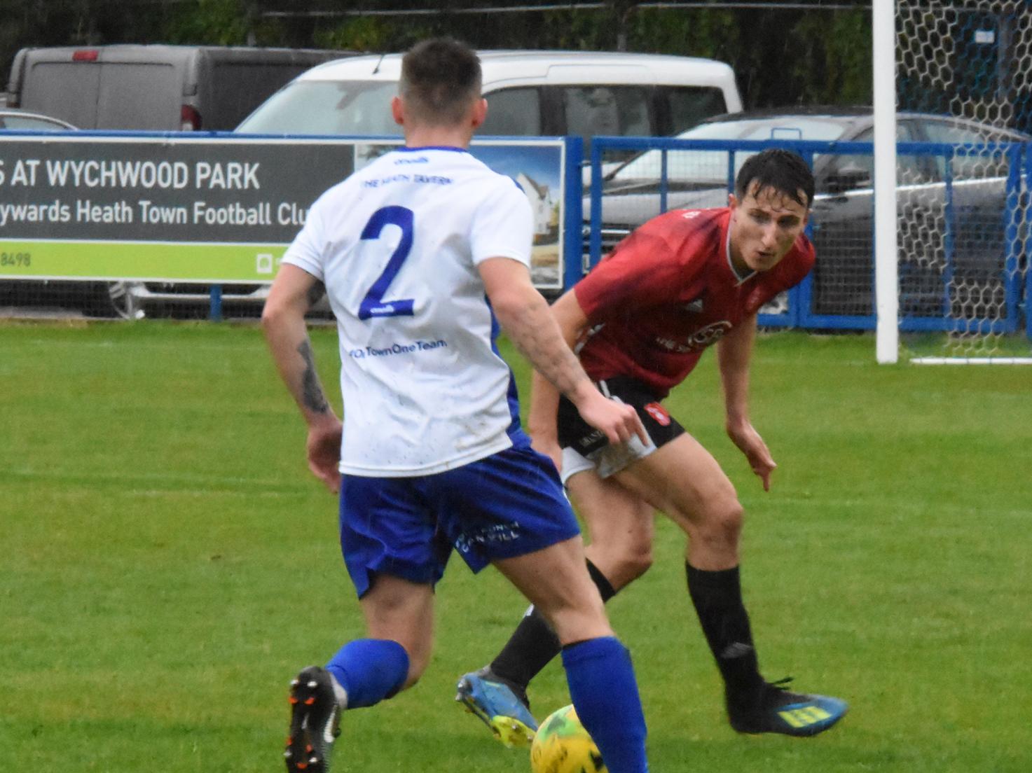 Hamish Morrison takes on a defender.