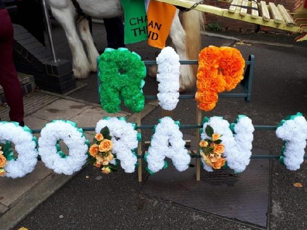 Mourners had travelled from as far as Australia and America to attend the funeral