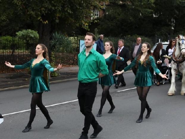 There was lots of Irish music and dancing