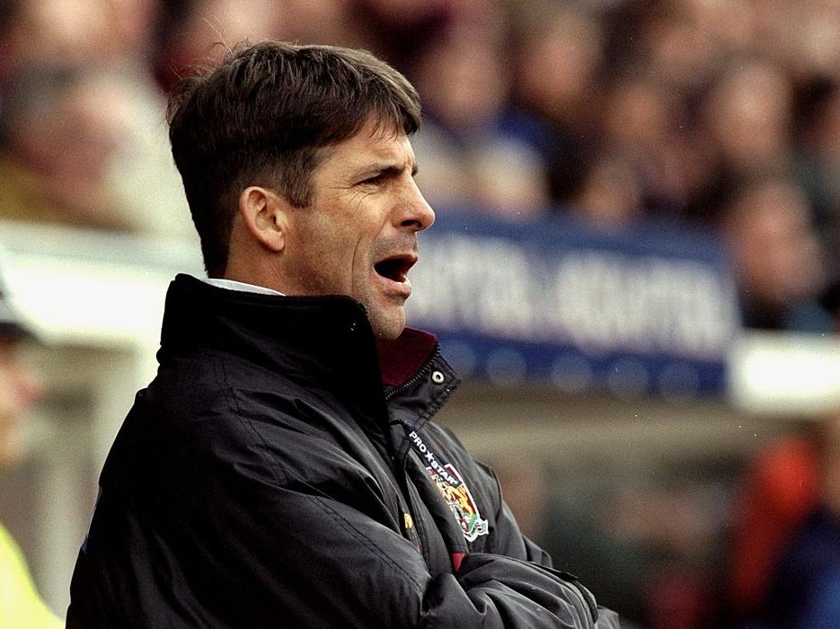 Record as Cobblers boss: P 97 W 40 D 18 L 39. Won promotion in 1999/2000. Final game in charge: Sept 25, 2001- Cobblers 1 Blackpool 3