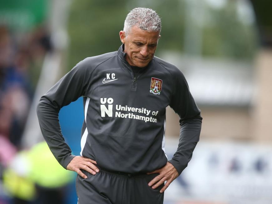 Record in charge of the Cobblers: P 58 W 20 D 20 L 18