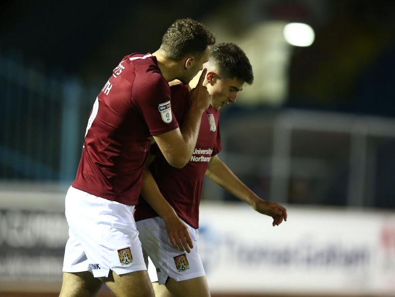 What a night for the teenager. Ball-winner first-half, match-winner second. Fine instinctive shot leathered Cobblers into a vital lead & his composure & vision to tee up Oliver late on was just as impressive... 8.5 CHRON STAR MAN