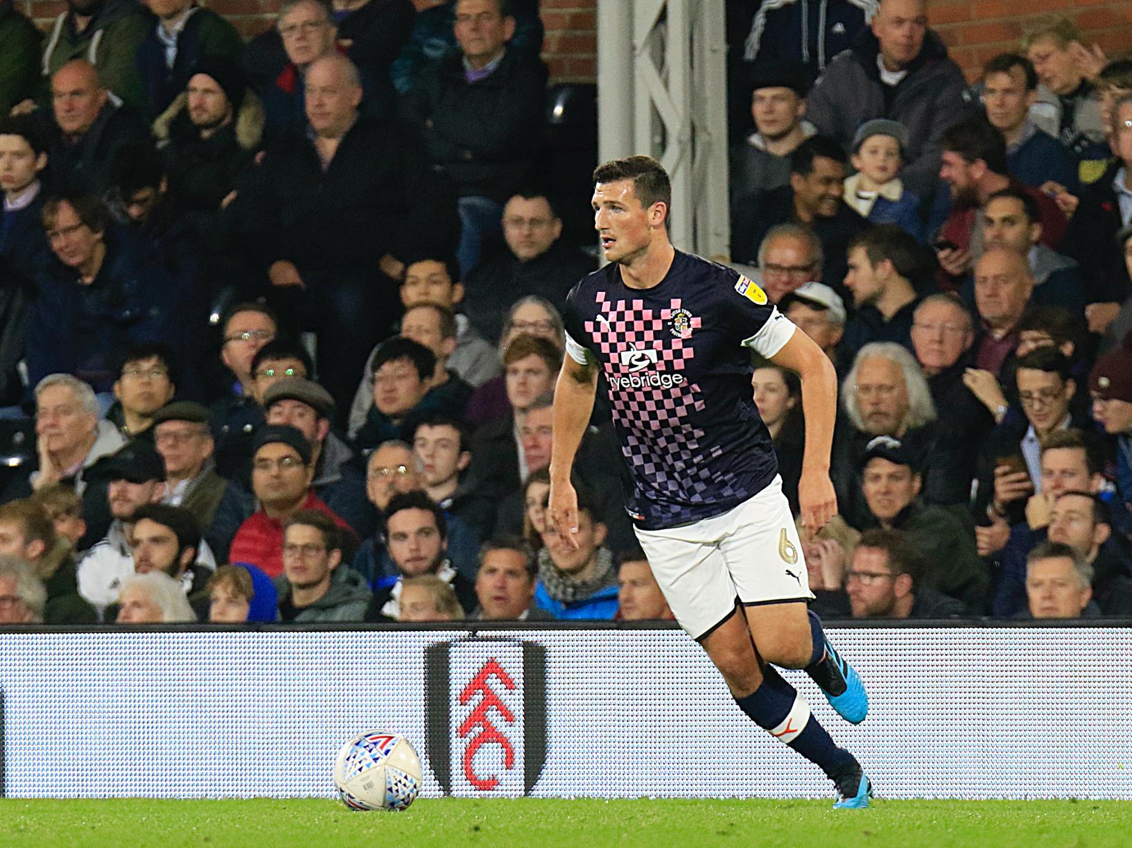 Not his best night in possession as an ill-judged pass across the defence led to Fulham moving in front just when it looked like Town had weathered the initial storm. Beaten by Mitrovic for the striker's third as well.