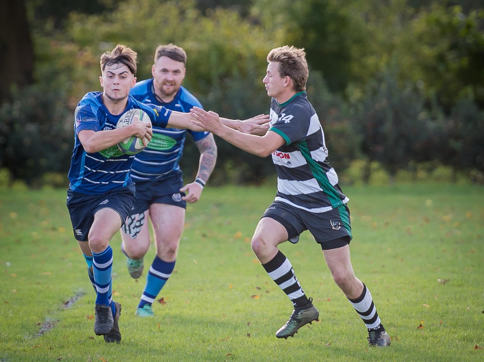 Will Morgan and Tom White in Saints' win over Ledbury