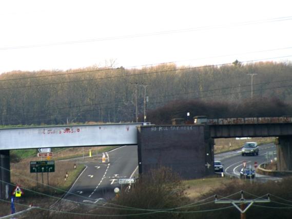 There have been many sightings in the past 30 years of a ghostly monk on the bridge across the A43 between Corby and Kettering. It may be a former resident of the nearby Pipewell Abbey.