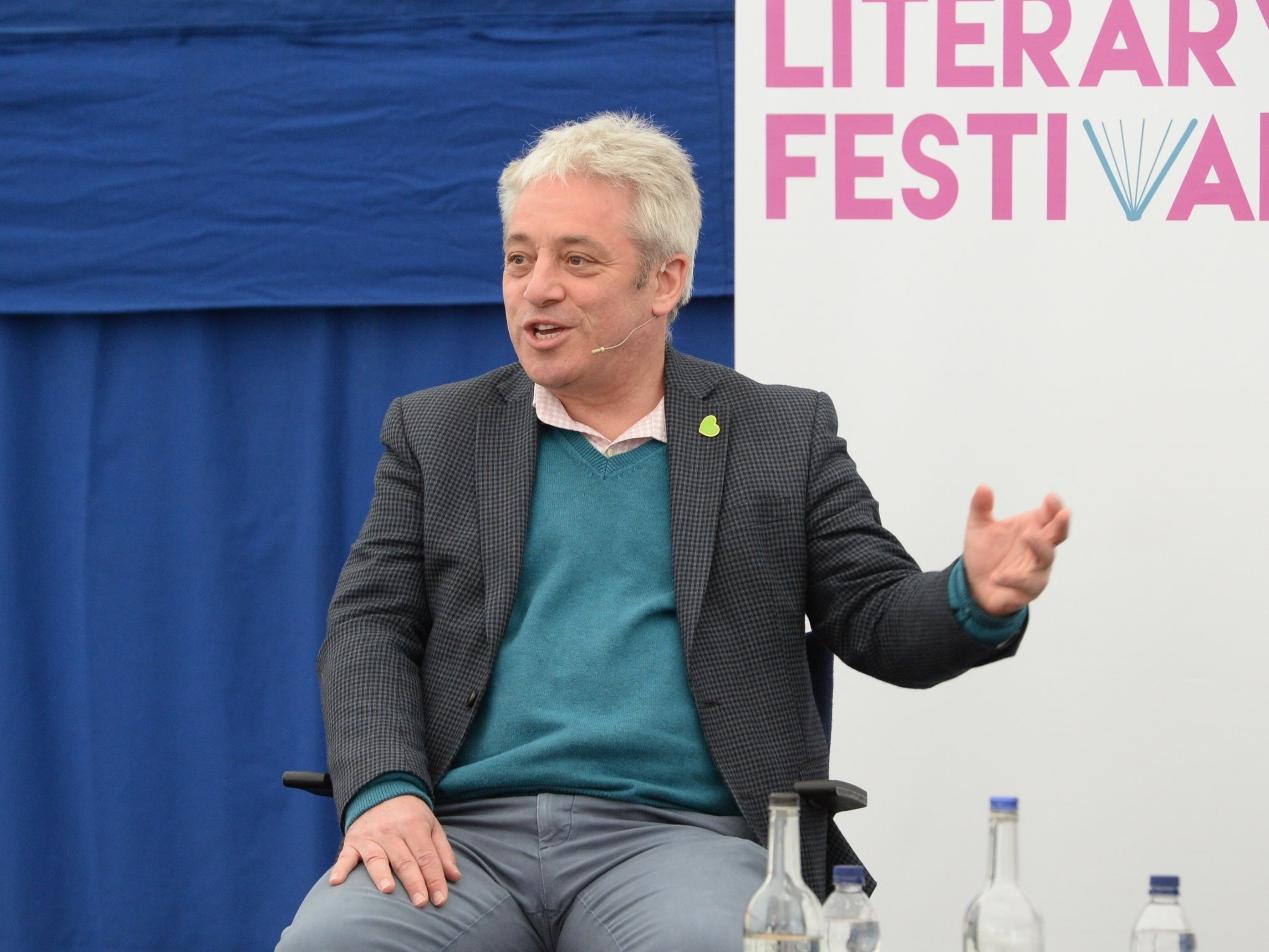 Speaking at the Buckingham Literary Festival